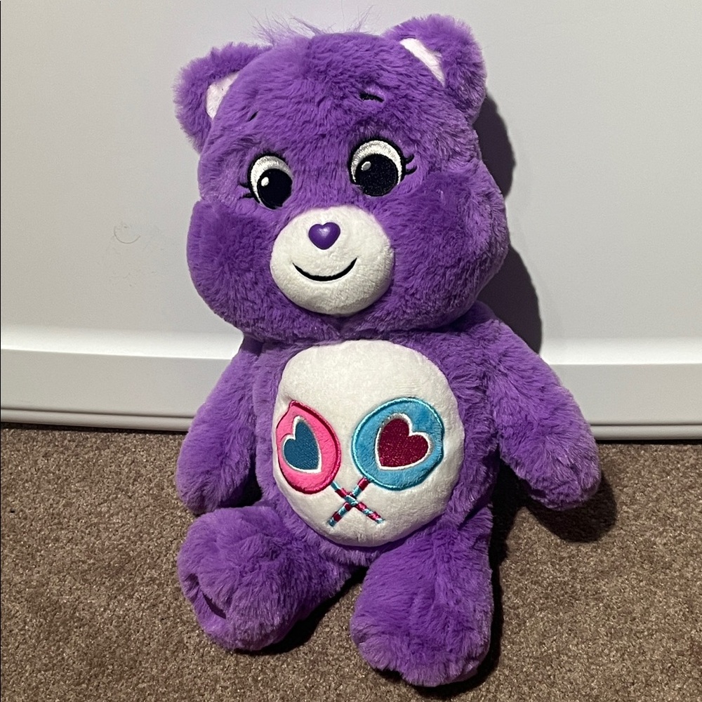 Purple Care Bears share bear Toy